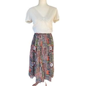 Indie Maxi Skirt Festival Hippie Moon Large Women’s‎ Vintage 90s Stevie Nicks